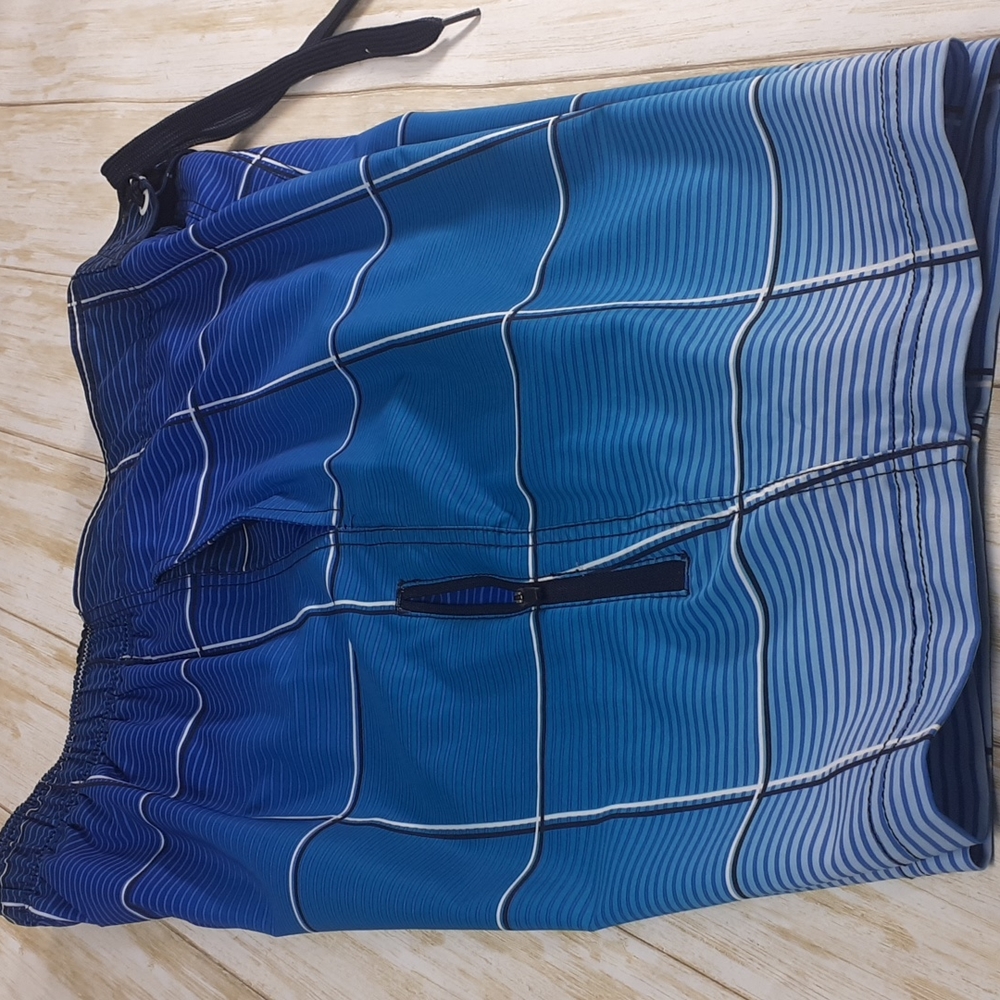 OP Men's Swim Trunks Size M (32-34) Blue - Picture 5 of 10